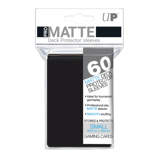 Pro-matte Small Deck Protector Sleeves (60ct) Black