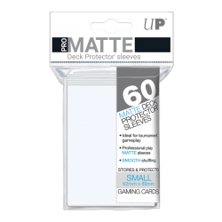 Pro-matte Small Deck Protector Sleeves (60ct) White