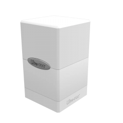 Classic Satin Tower Deck Box White
