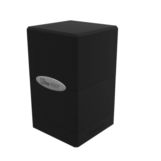 Classic Satin Tower Deck Box Jet Black