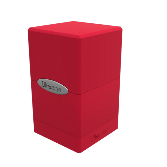 Classic Satin Tower Deck Box Apple Red