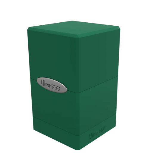 Classic Satin Tower Deck Box Forest Green