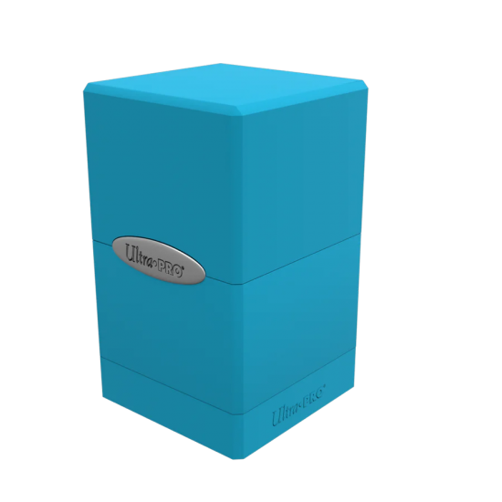 Classic Satin Tower Deck Box Sky Blue