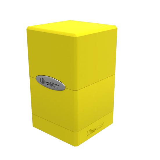 Classic Satin Tower Deck Box Lemon Yellow