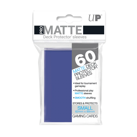 Pro-matte Small Deck Protector Sleeves (60ct) Blue