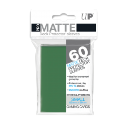Pro-matte Small Deck Protector Sleeves (60ct) Forest Green