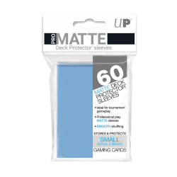 Pro-matte Small Deck Protector Sleeves (60ct) Light Blue