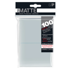 Pro-matte Standard Deck Protector Sleeves (100ct) Clear