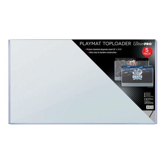 Toploader for Standard Gaming Playmats