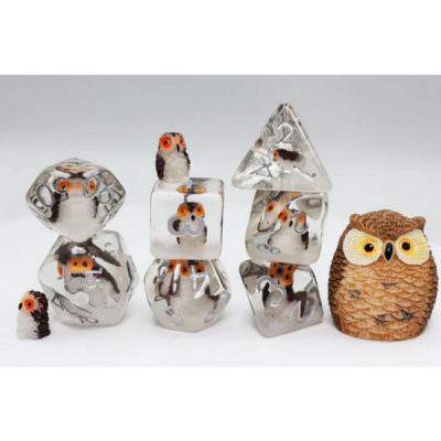 Wise Owl RPG Dice Set (7)