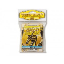 Dragon Shield Classic Gold sleeves 50kom