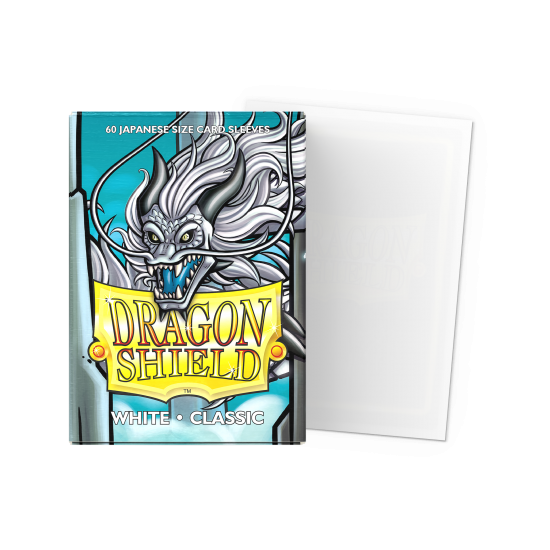 Dragon Shield -White - Classic Sleeves - Japanese Size