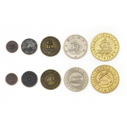 Pirate Ships Metal Coins