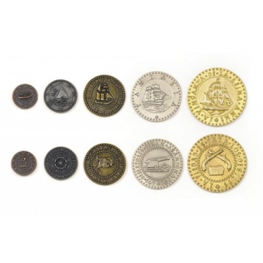 Pirate Ships Metal Coins