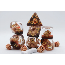 Dino Fossil RPG Dice Set (7)