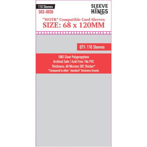 Sleeve Kings WOTR 68x120mm