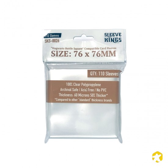 Sleeve Kings Hogwards Battle Square 76x76mm