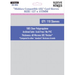 Sleeve Kings 127x153mm Middara Compatible 6XL  110 pack