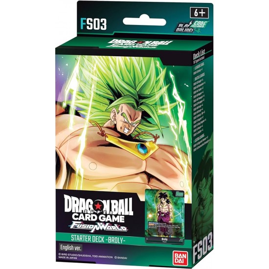 Dragon Ball Super Card Game - Fusion World FS03 Starter Deck BROLY