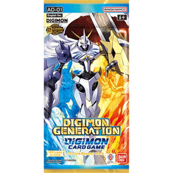 Digimon Card Game -Digimon Generation AD-01 Booster Pack