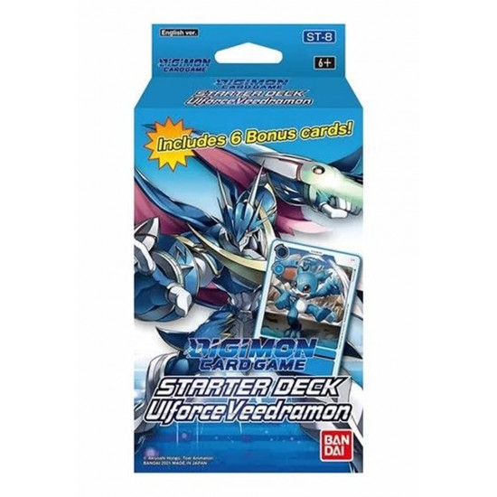 Digimon Card game Starter Deck Display Ulforce Veedramon ST08