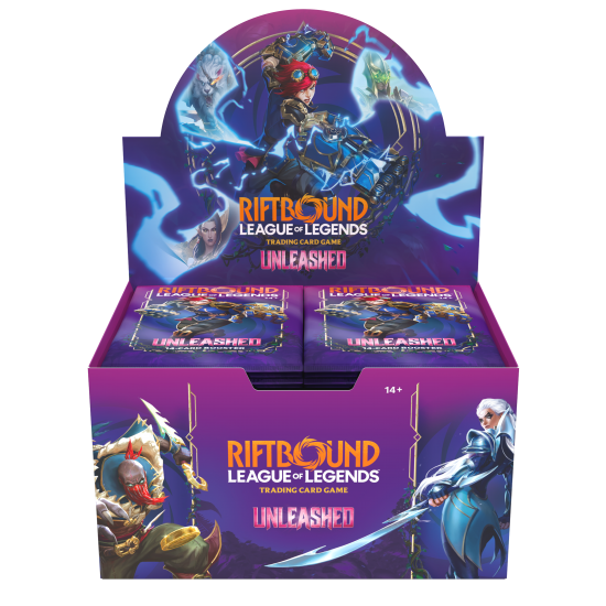 Riftbound: League of Legends TCG - Unleashed Booster Display