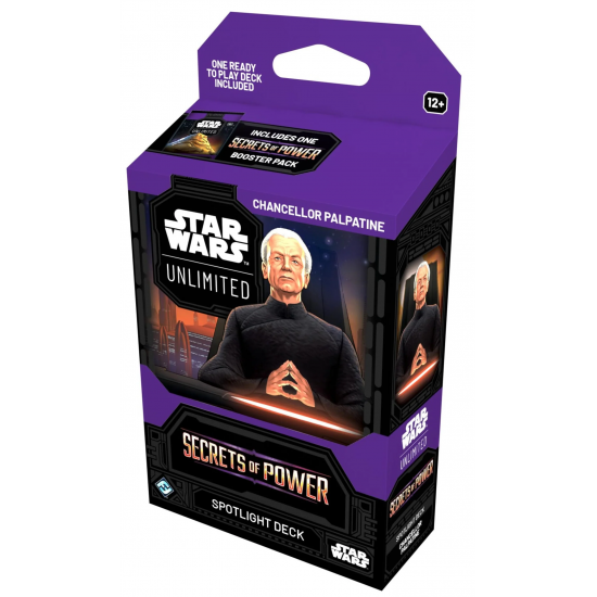 Star Wars Unlimited - Secrets of Power Chancellor Palpatine Spotlight Deck