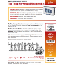 The Thing Norwegian Miniatures Set