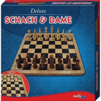 Chess and Draughts Wood - Sah i Dame
