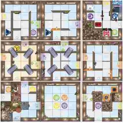 Magic Maze: 9 new tiles