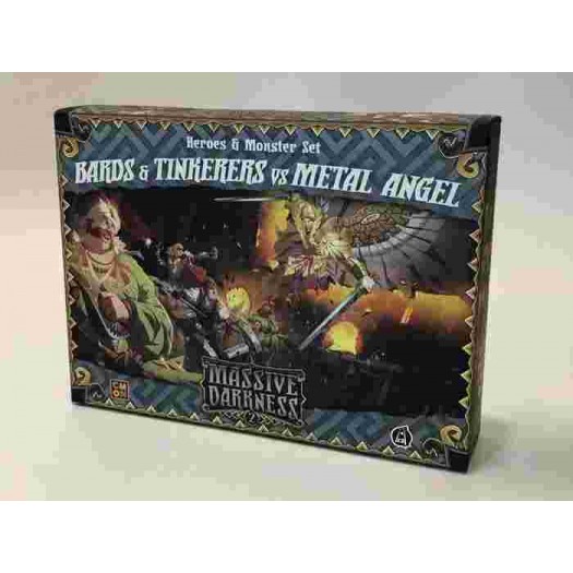 Massive Darkness 2: Heroes & Monster Set – Bards & Tinkerers vs Metal Angel