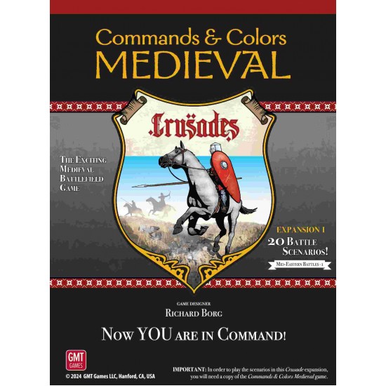 Commands & Colors: Medieval – Expansion #1 Crusades Mid-Eastern Battles I