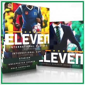 Eleven: Football Manager Board Game (with 5 expansions)