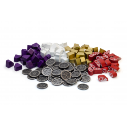 Wyrmspan Upgrade Pack (Metal Coins & Wooden Resources)