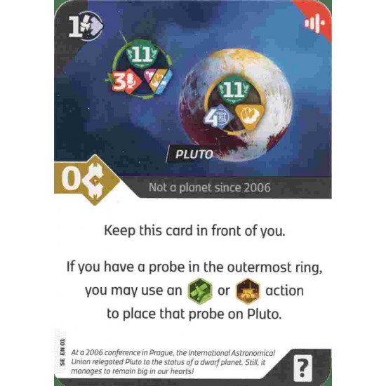 SETI: Search for Extraterrestrial Intelligence – Pluto Promo Card