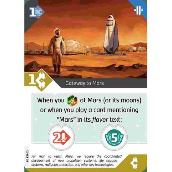 SETI: Search for Extraterrestrial Intelligence – Gateway to Mars Promo Card