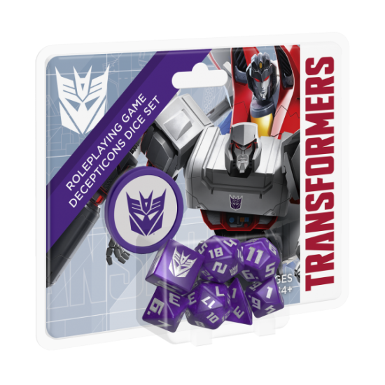 Transformers RPG Decepticon Dice Set
