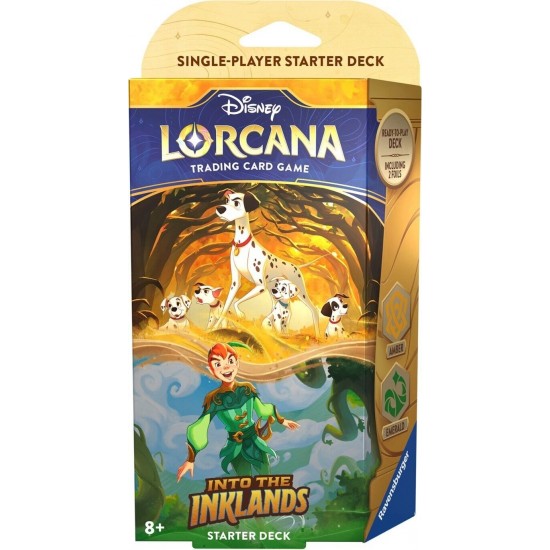 Disney Lorcana TCG - Into the Inklands Starter Deck- Amber, Emerald
