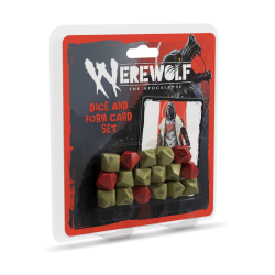 Werewolf The Apocalypse RPG Dice and Form Card Set