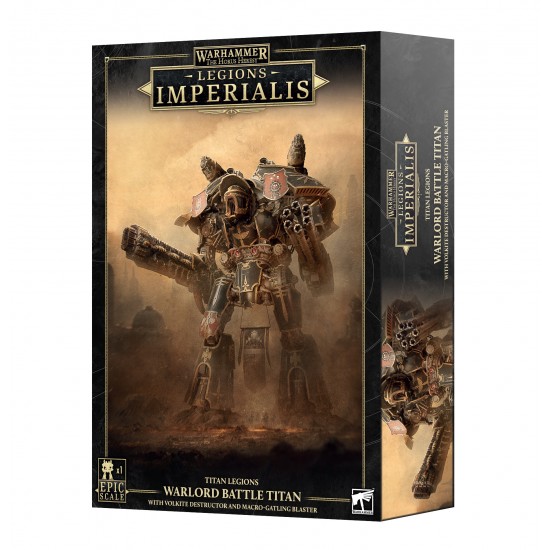 Legions Imperialis: Warlord Titan with Volkite Destructor and Macro-Gatling Blaster