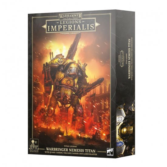 Legions Imperialis - Warbringer Nemesis Titan With Quake Cannon, Volcano Cannon, And Laser Blaster