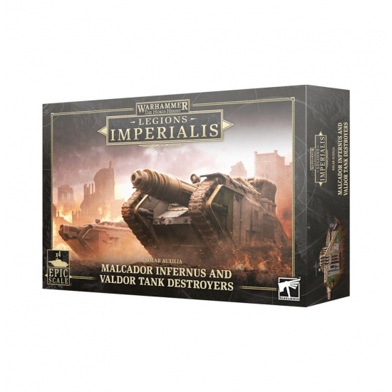 Legions Imperialis - Malcador Infernus And Valdor Tank Destroyers