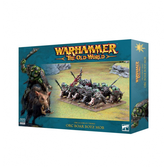Orc And Goblin Tribes - Orc Boar Boyz Mob