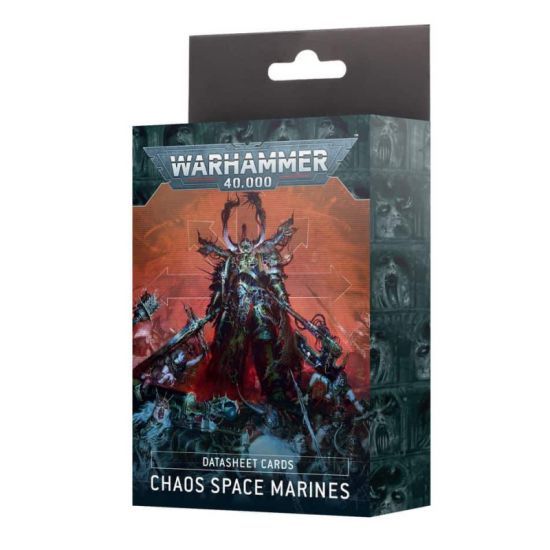 Datasheet Cards : Chaos Space Marines (English) - Warhammer 40.000