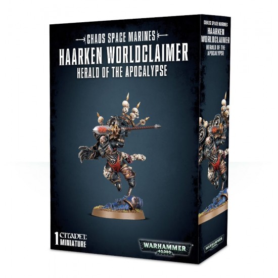 Chaos Space Marines - Haarken Worldclaimer, Herald of the Apocalypse