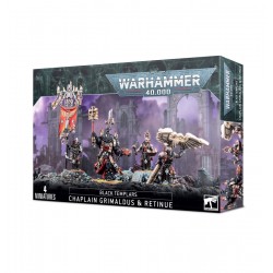 Black Templars - Chaplain Grimaldus & Retinue
