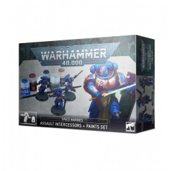 Space Marines - Assault Intercessors + Paints Set