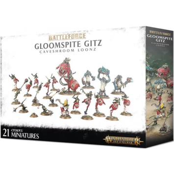 Battleforce Gloomspite Gitz - Caveshroom Loonz