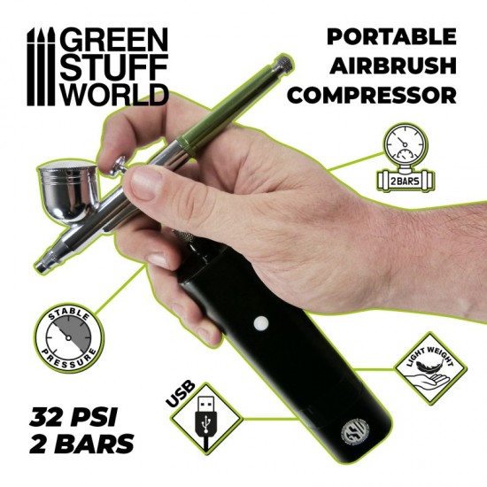 Portable Airbrush Compressor 32PSI