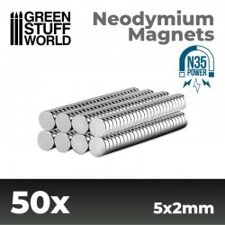 Neodymium Magnets 5x2mm (N35) - 1 Magnet